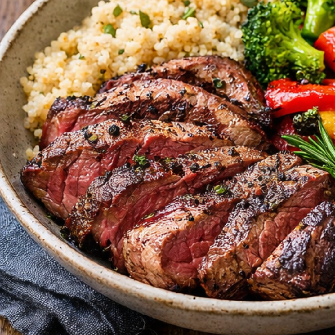 Ribeye Steak Veg Bowl at Essington Farm